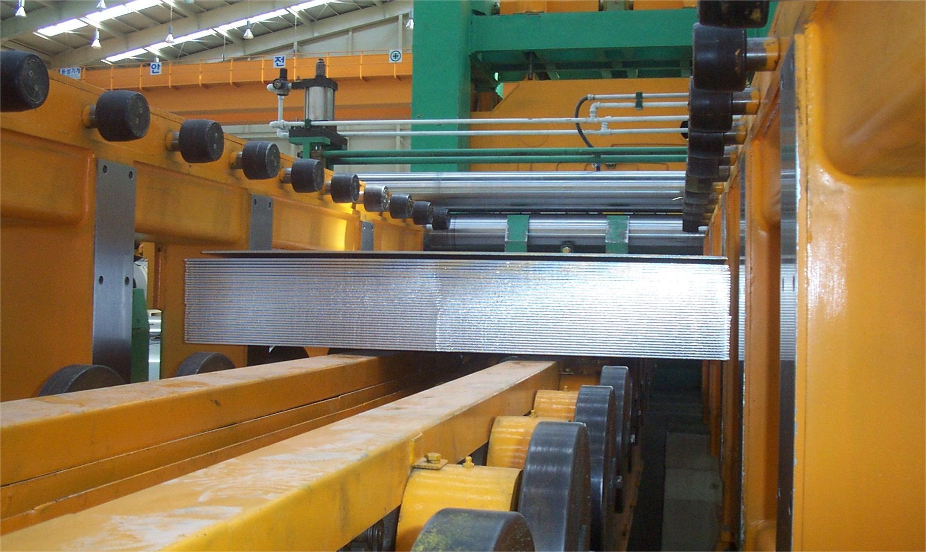 Steel Coil Uncoiling Leveling Shearing Stacking Line with 380V Pump Core Components