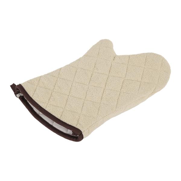 Quality 100% Cotton Thicken Oven Towel Gloves White 17 Inch For Kitchen for sale