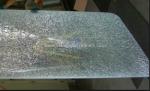 Rolled 5mm 6mm Bamboo Figured / Patterned Glass Panels For Home Decoration