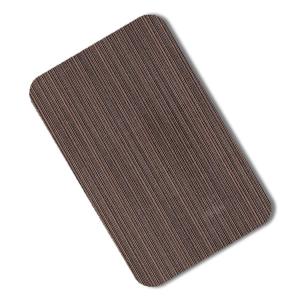 Wholesale 3mm Gold Plated Mirror Finish Stainless Steel Plate 201 304 Fingerprint Finish Wood Grain from china suppliers
