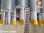 ASME SA249 TP304 Stainless Steel Welded Tube L Type Fin Tube For Air Cooler