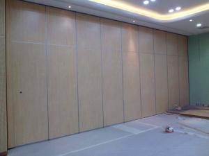 Wholesale Melamine Board Gym Acoustic Partition Wall / Ballroom Soundproof Folding Walls from china suppliers