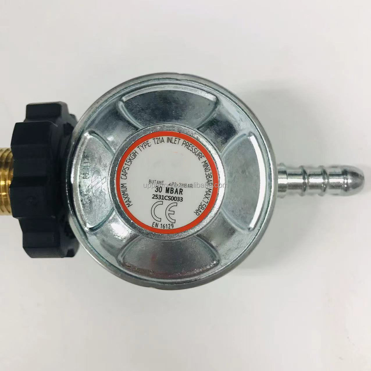 Gas LPG Regulator with Zinc Material and 30mbar/37mbar/50mbar Outlet Pressure Control