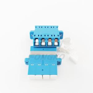 Wholesale 1550nm Singlemode Blue Fiber Optic UPC LC Connector Adapter from china suppliers