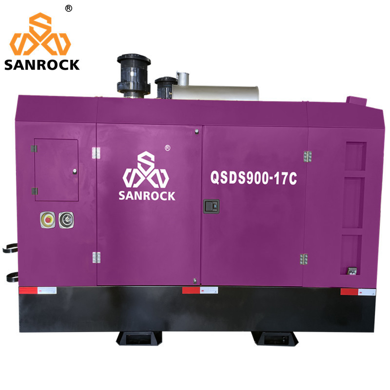 Small Rotary Screw Air Compressor Portable and 17bar Cooling Method Air or Water Cooled
