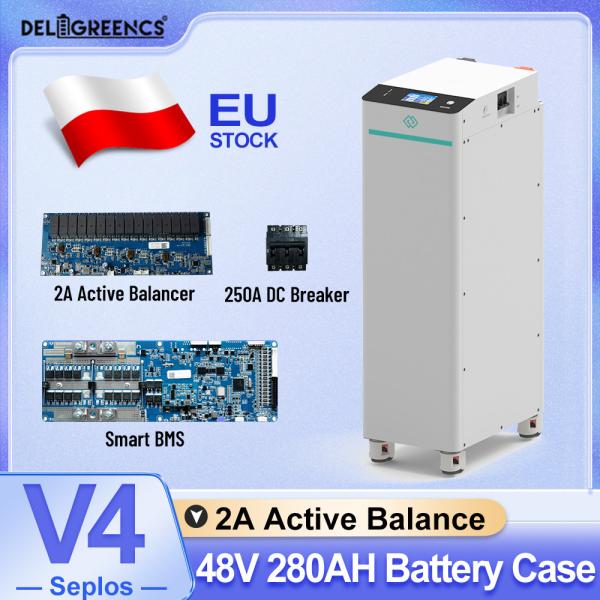 Wholesale EU Stock DIY Battery Case SEPLOS V4 With 250A UL Certified DC Breaker