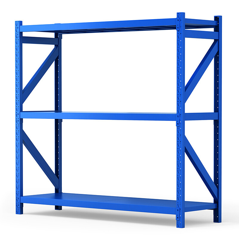 Long Span Steel Light Duty Shelving For textile,leather storage