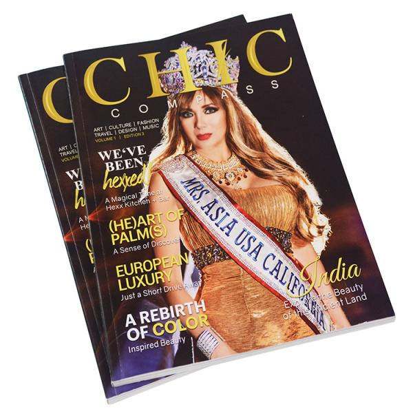 OEM 8.5x11 Inches Professional On Demand Magazine Printing Film Lamination
