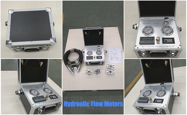 HIGHLAND Cement Mixer Hydraulic Flow Meter Data Display 400L/Min Flow Rate Testing