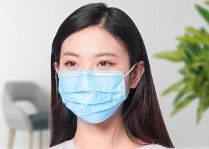 Wholesale 95% Filter Rating Earloop Surgical Face Mask , Medical Face Shield Mask Anti - Dust from china suppliers