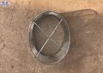 Round Stainless Steel Wire Mesh Baskets , 304 Stainless Steel Mesh Filter