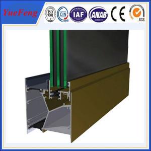 Wholesale Hot! 98% pure alloy 6063 aluminium extrusion profile maked aluminum residential doors from china suppliers