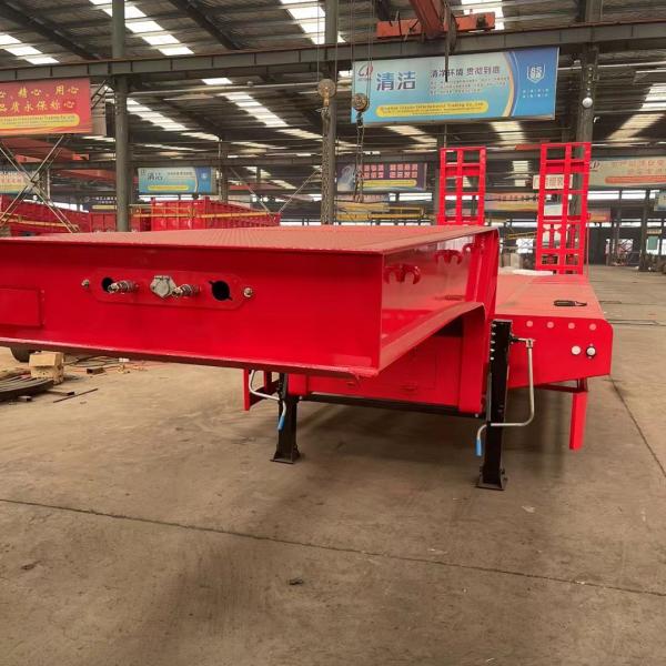 Versatile 3/4/5-Axle Construction Machinery Transport Semi-Trailer with Fuwa/BPW
