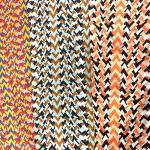Middle Eastern Tie Dyeing Printed Polyester Chiffon Fabric 80-150gsm