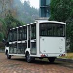 Sheet Metal Car Body 7.5KW motor Electric Sightseeing Car 14 Seater Enclosed