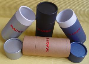 Wholesale Custom printed paper cardboard cylinder wine packaging paper tube box from china suppliers