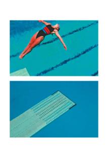 Wholesale Aluminum Alloy Swimming Pool Diving Board , Train Easy Set Pool Accessories from china suppliers