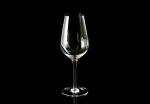 OEM Lead Free Crystal Wine Glasses , Slender colored Stem 20 Ounce Wine Glass
