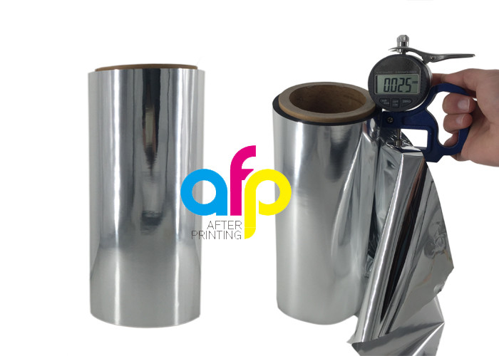 22 Mic Metalized Polyester Film For Paper / Paperboard 3 Inch Core