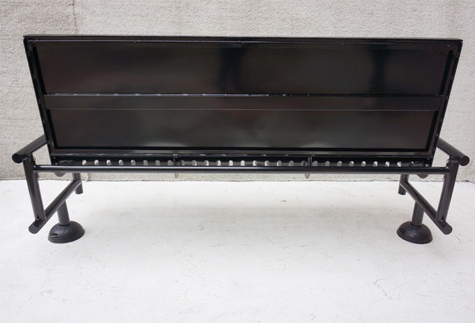2070*650*1101mm Steel Patio Bench