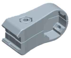 Wholesale ADC-12 Silvery Joints Aluminum Tube Accessories AL-59 from china suppliers