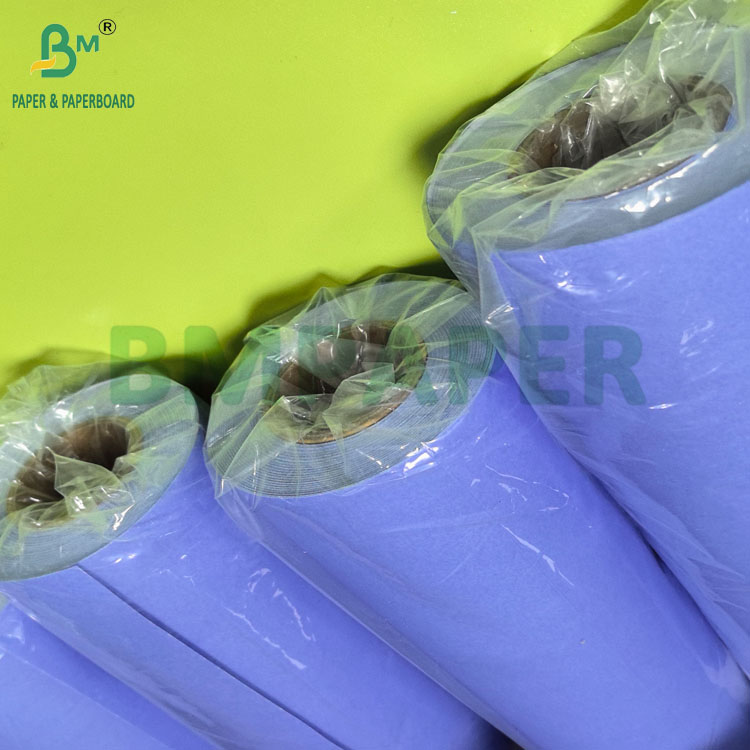 One Sided Purple Plotter Printing Paper 3'' Core 80g CAD Engineering Paper (5)
