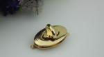 Shiny gold bag hardware fittings fashion zinc alloy twist turn lock for purse