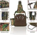 Fishing Backpack With Rod Holder Fishing Tackle Bag Fishing Gear Bag, Outdoor