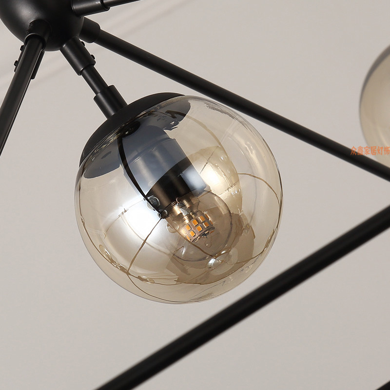 Industrial frosted glass pendant lights for Indoor home Living room Kitchen Lights (WH-VP-26)