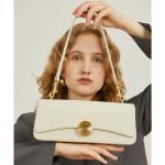 NEW REAL COWHIDE SHOULDER BAG WOMEN'S SLANT BAG HIGH-GRADE HAND-HELD BAGUETTE