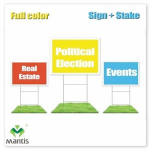 Wholesale 3mm-5mm Political Yard Signs 18x24 Corrugated Plastic Signs from china suppliers