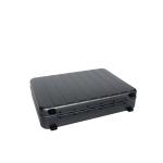 New Style Aluminum Chip Case Gray Storage Box With Metal Locks