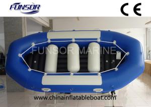 Wholesale Heavy Duty 4 Person Inflatable Drift Boat Inflatable Fishing Dinghy Weight 58kg from china suppliers