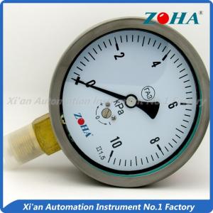 Wholesale Stainless Steel Case Capsule Pressure Gauge / Brass Capsule Vacuum Gauge from china suppliers