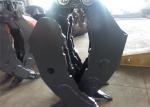 High Strength Hydraulic Wood Rotating Grapple For Excavator Volvo EC290