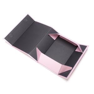Wholesale Handbags Clothes Makeup Custom Large Book Shape Paper Cardboard Magnetic Folding Gift Box Packaging with Ribbon Tie 19*11*5cm from china suppliers