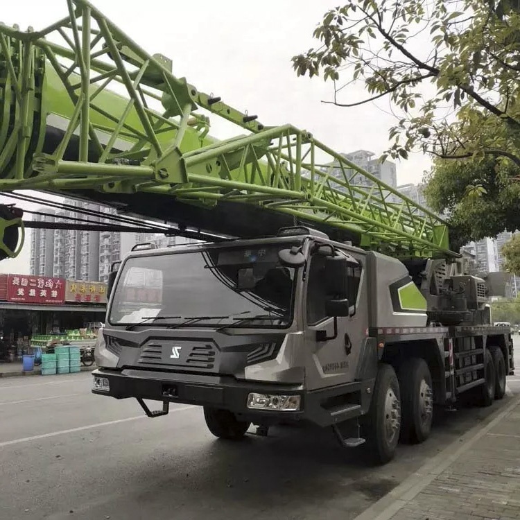 Experience the Power of 150 Ton Heavy Trailer Telescopic Truck Crane with Basket