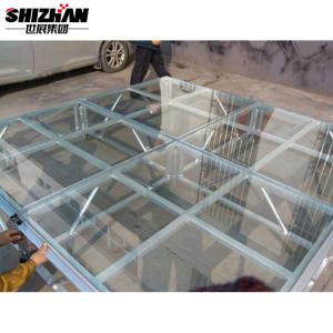 Wholesale Tempered Glass Platform Stage Aluminum Concert Stage For Wedding Outdoor from china suppliers