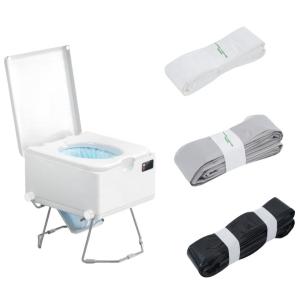 Wholesale Disposable Portable Toilet Waste Bags White / Black / Grey Biodegradable Toilet Bags For Camping from china suppliers