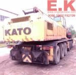 80ton Japanese KATO mobile crane truck crane boom crane jib crane truck-mounted