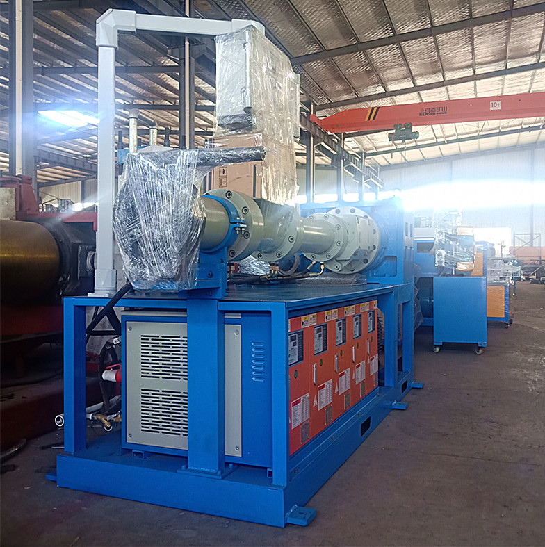 customized silicone strip production line/rubber extruder machine