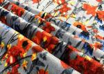 240GSM 94 Percent Polyester Velboa Fabric Warp Kintting Printed For Lady'S Dress