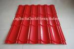 Hydraulic Cutting Double Layer Steel Sheet Roof Forming Machine With 2 Profiles