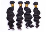 Long Wavy Remy Brazilian Virgin Human Hair Extensions Natural Black