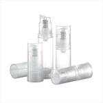 3ml 5ml 10ml 15ml Round Single wall cosmetic airless pump PP bottle for travel