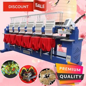 Wholesale Cap/tshirt/flat/bead embroidery machine 15 color 6 head embroidery machine for sale cheap like tajima embroidery machine from china suppliers