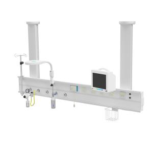 Wholesale 1.0m Rail Hospital Bed Head Panel Hanging Double Chamber from china suppliers