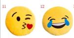 Hot sale plush products Emojis , Emoji toys, Emoji pillow,8-15inch round emojis,