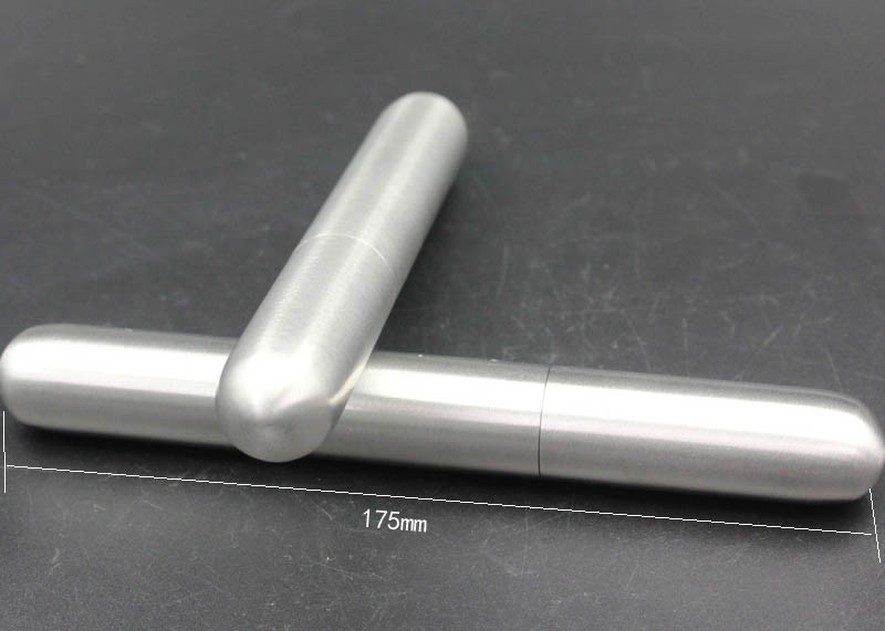 Exquisite Kitchen Household Items Thickened Stainless Steel Cigar Tube