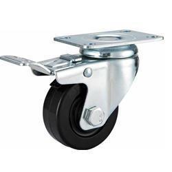 Wholesale 04-Medium duty caster Locking Eletroconductive rubber caster from china suppliers